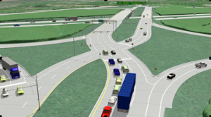 Diverging Diamond Interchange