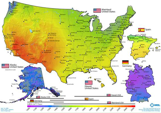 U.S. Solar Map