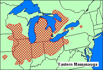 Eastern Massasauga Rattlesnake Range Map